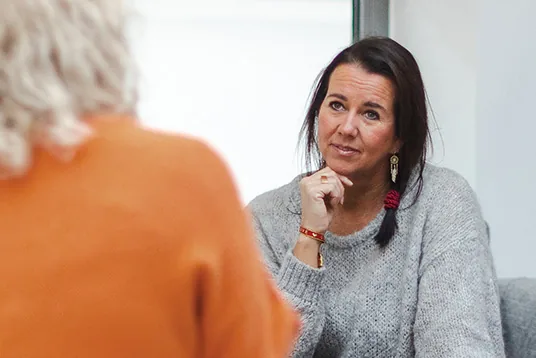 Laagdrempelig gesprek tijdens de Back2Better Check-in